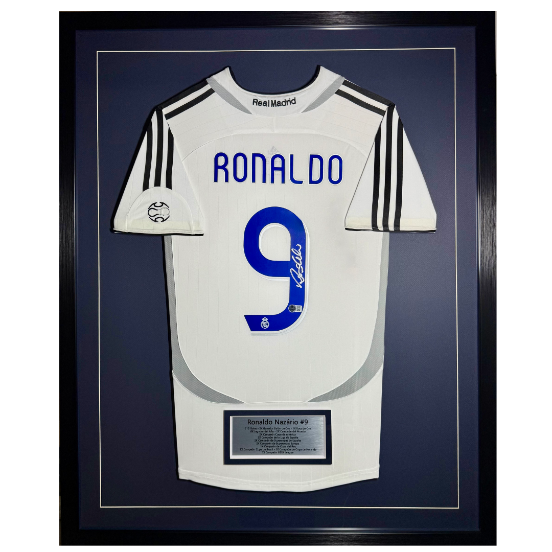 Jersey Autografiado por Ronaldo Nazario