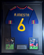 Andrés Iniesta - Jersey Autografiada España Azul 2010