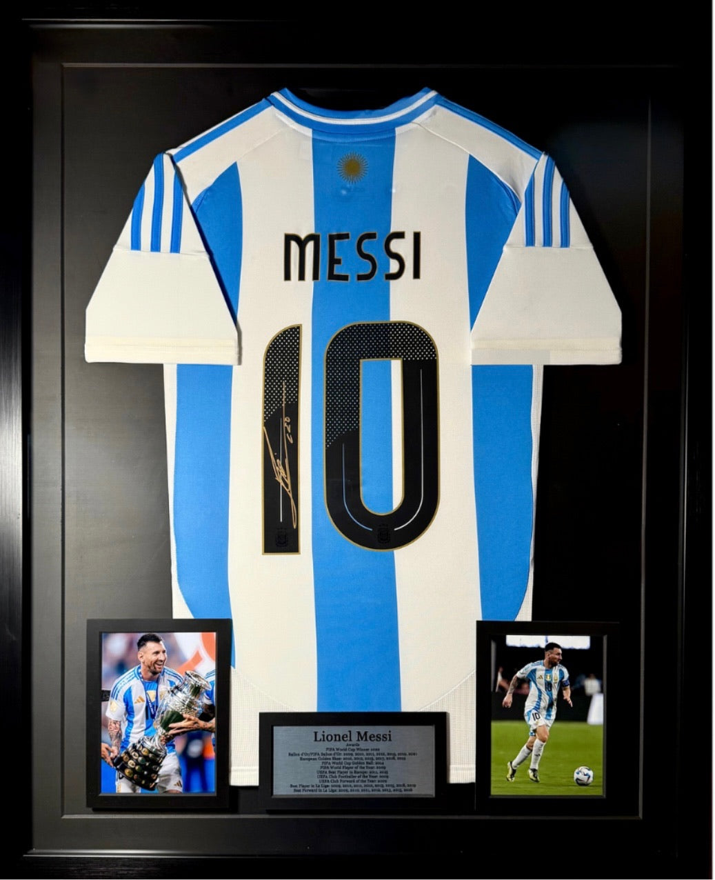 Camisola autografiada por Lionel Messi