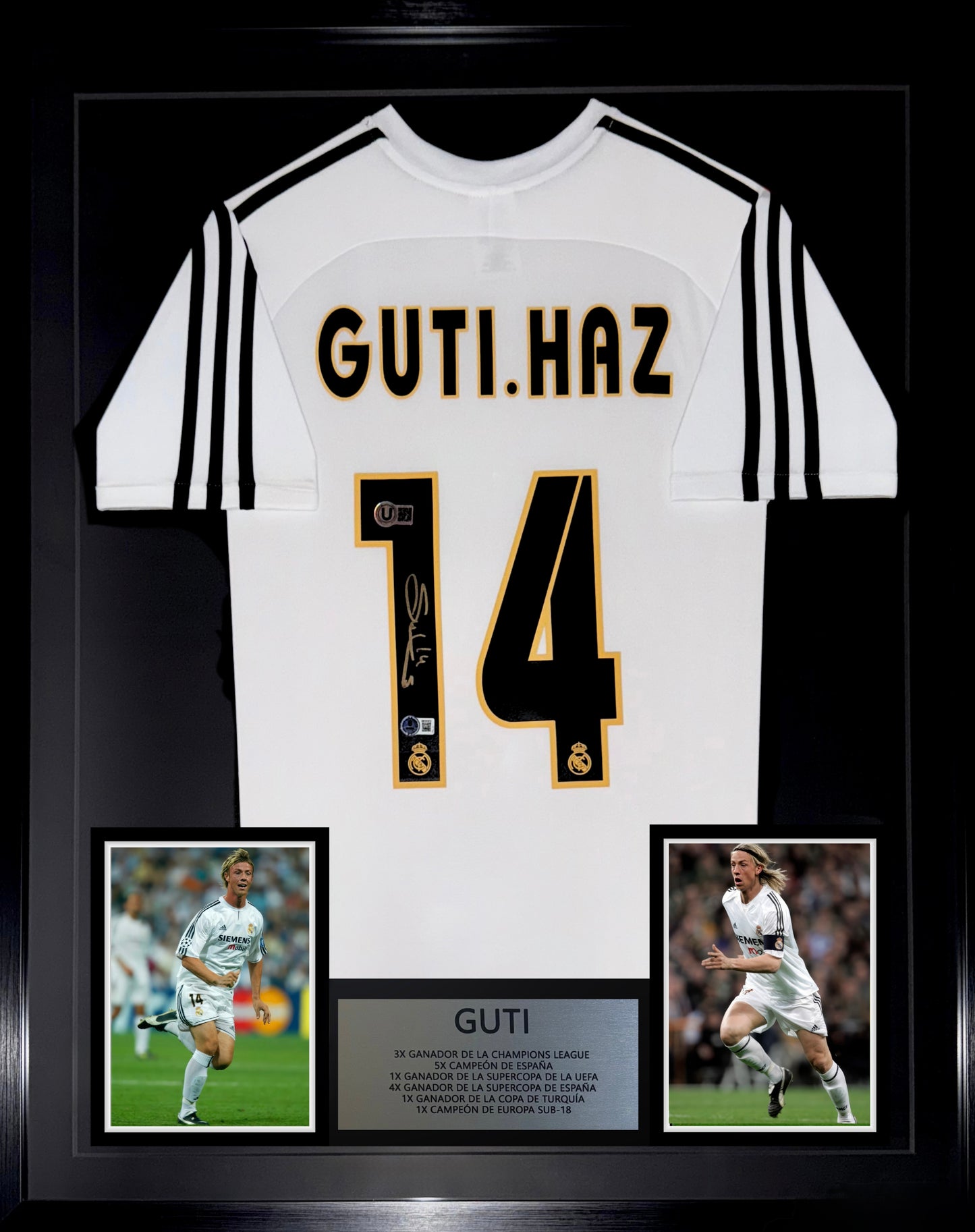 Jersey autografiado por Guti
