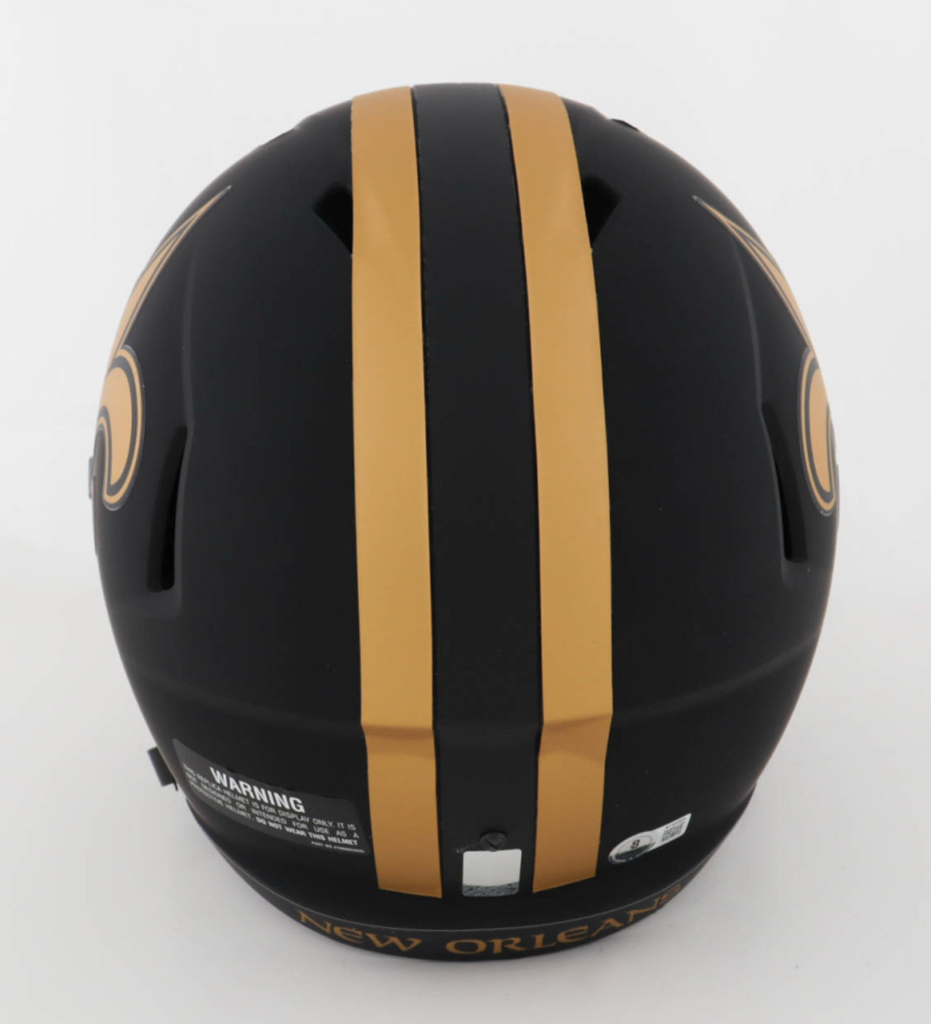 Casco Tamaño Completo Firmado e Inscrito por Drew Brees