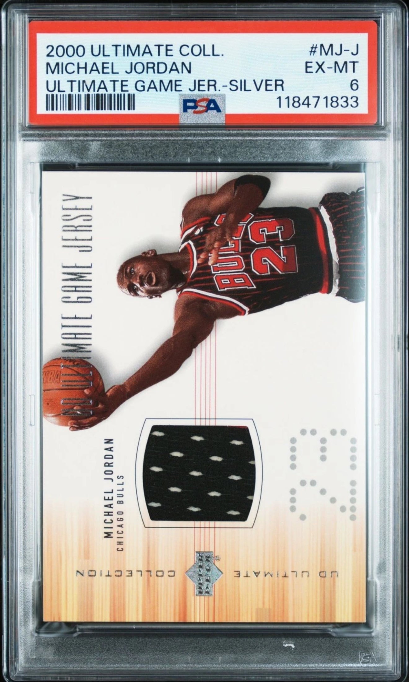 Michael Jordan - Memorabilia Usada en Juego