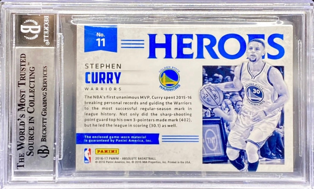 Stephen Curry - Memorabilia Usada en Juego