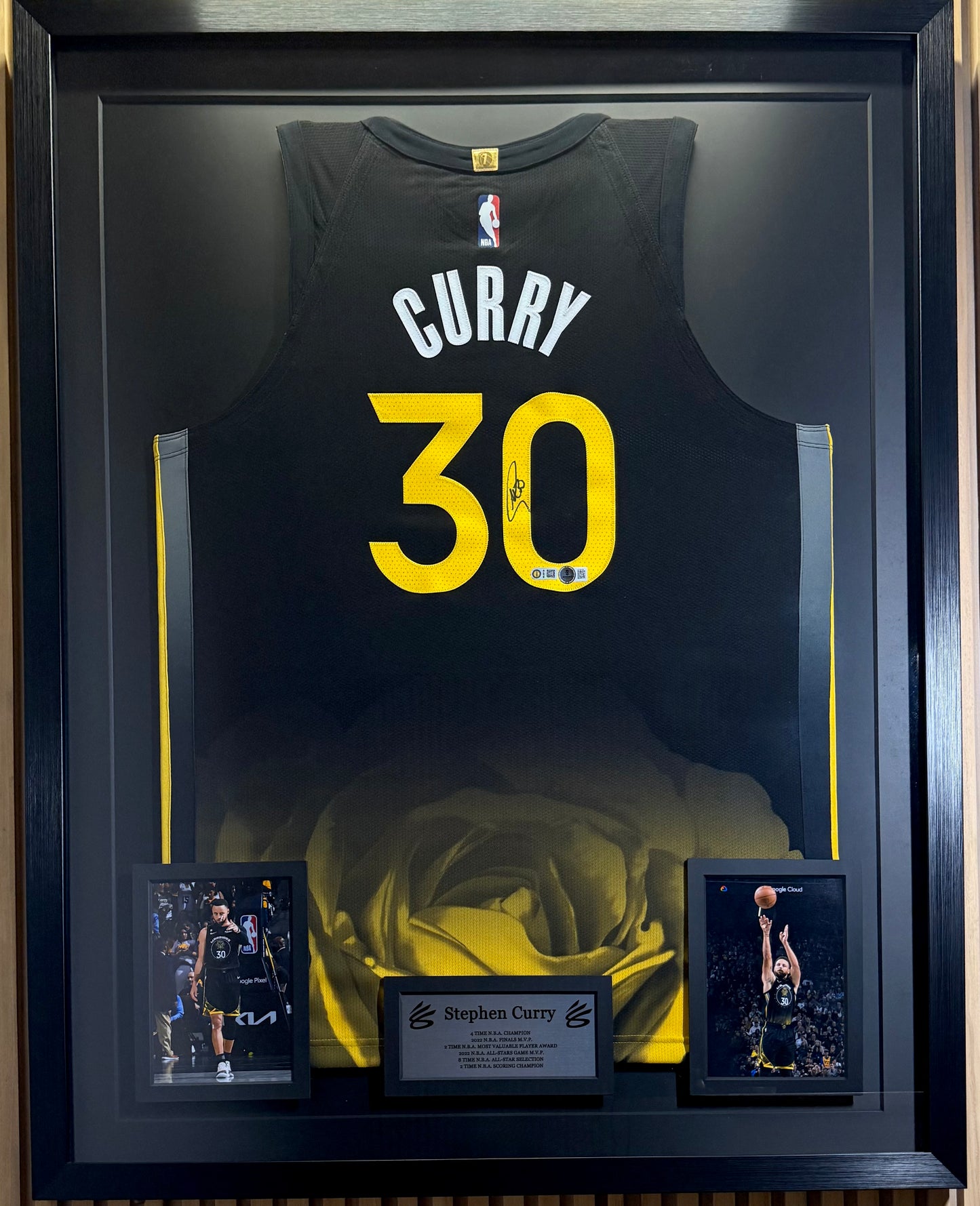 Jersey autografiado por Stephen Curry