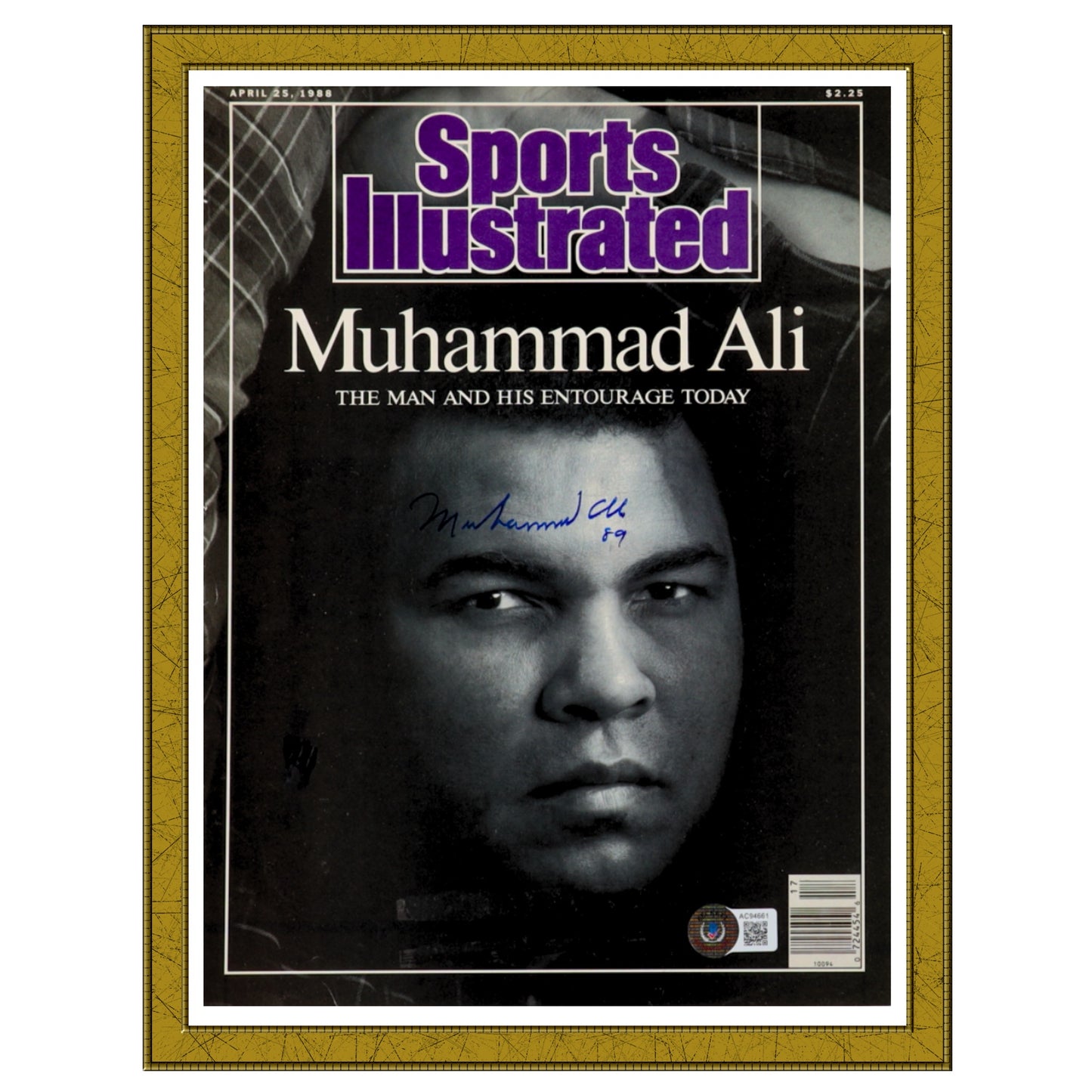 Revista Autografiada por Muhammad Ali