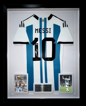 Lionel Messi - Jersey Autografiada Argentina 2022