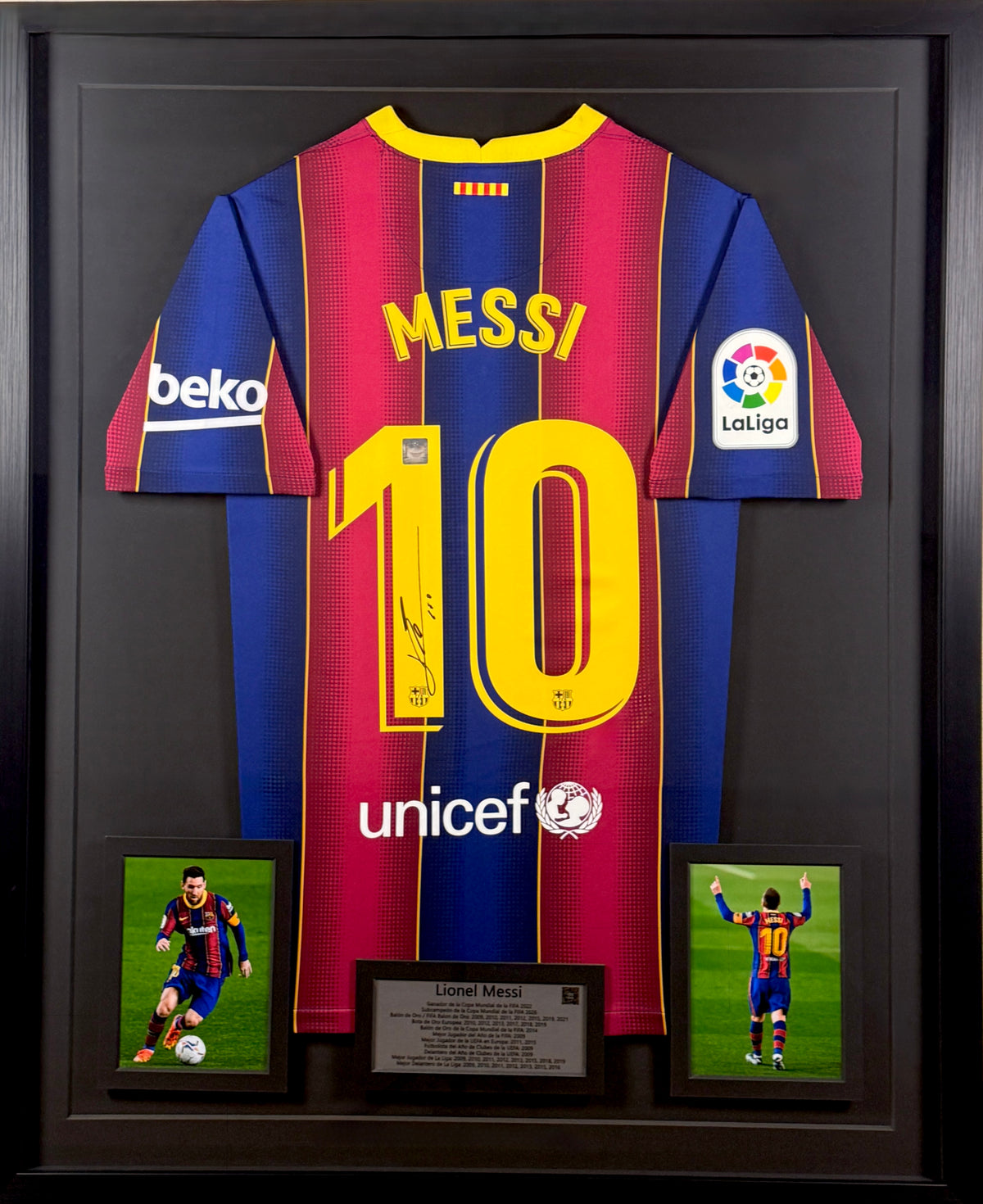 Lionel Messi - Jersey Autografiada Barcelona