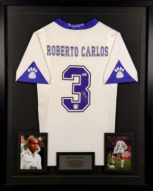 Roberto Carlos - Jersey Autografiado Real Madrid