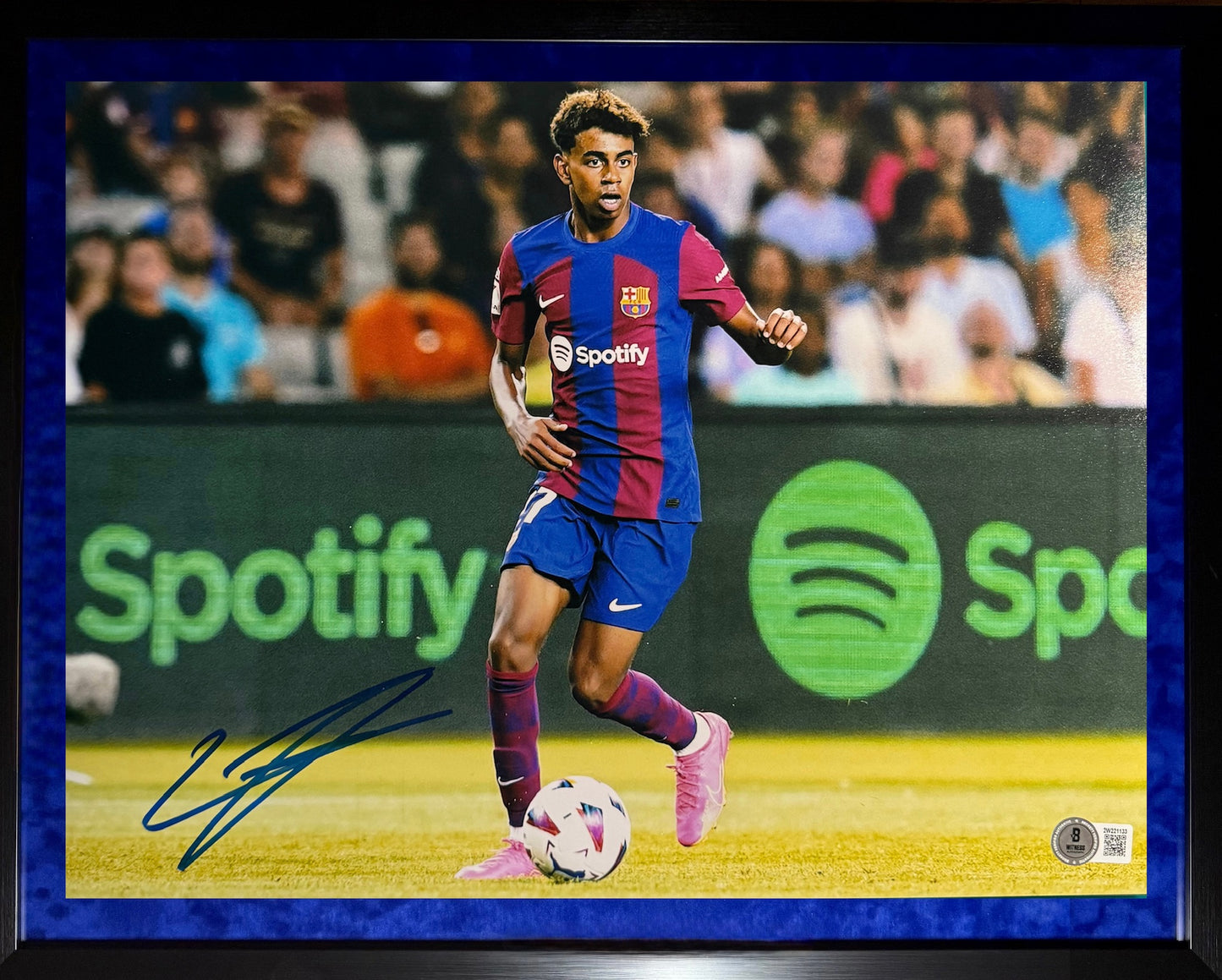 Foto Autografiada por Lamine Yamal
