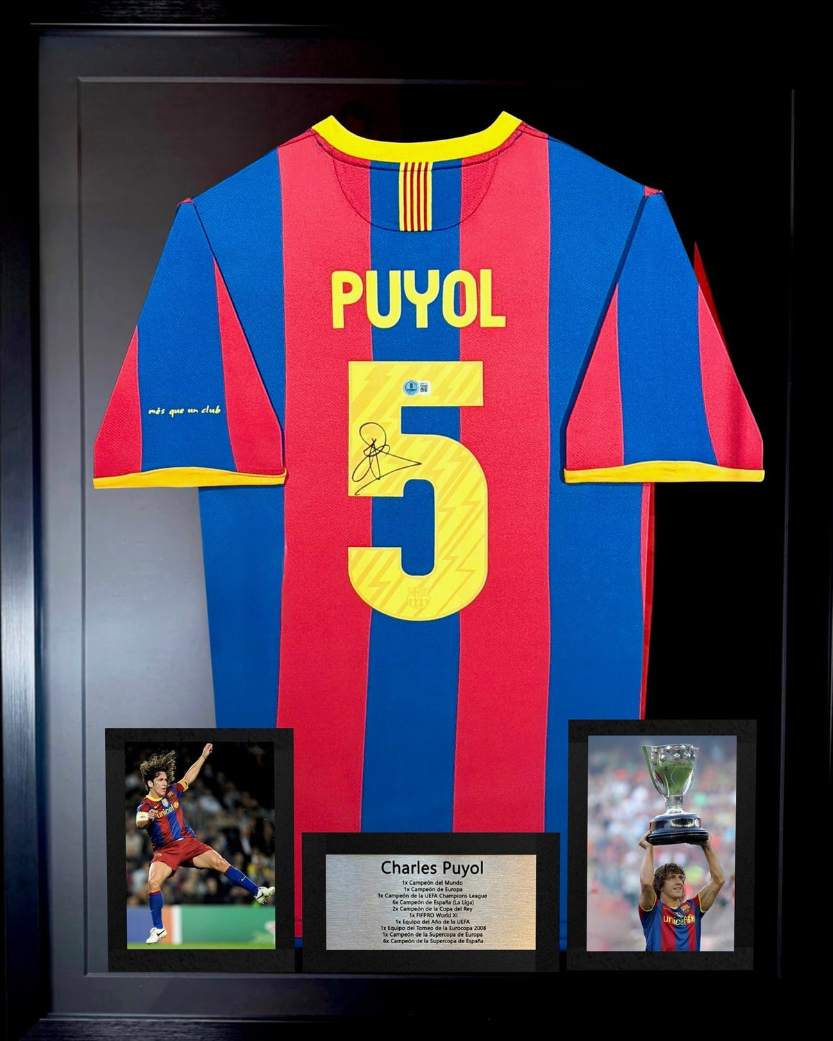 Carles Puyol - Jersey Autografiada FC Barcelona