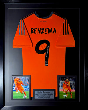 Karim Benzema - Jersey Autografiado Real Madrid Naranja