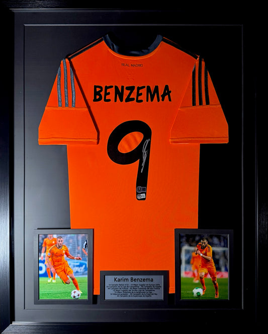 Jersey autografiado por Karim Benzema