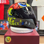 Valentino Rossi - Casco Tamaño Real Autografiado VR46 Racing Team