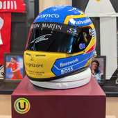 Fernando Alonso - Casco Tamaño Real Autografiado McLaren