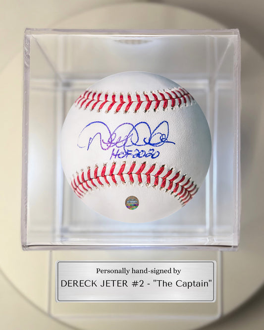 Pelota autografiada por Derek Jeter – HOF 2020