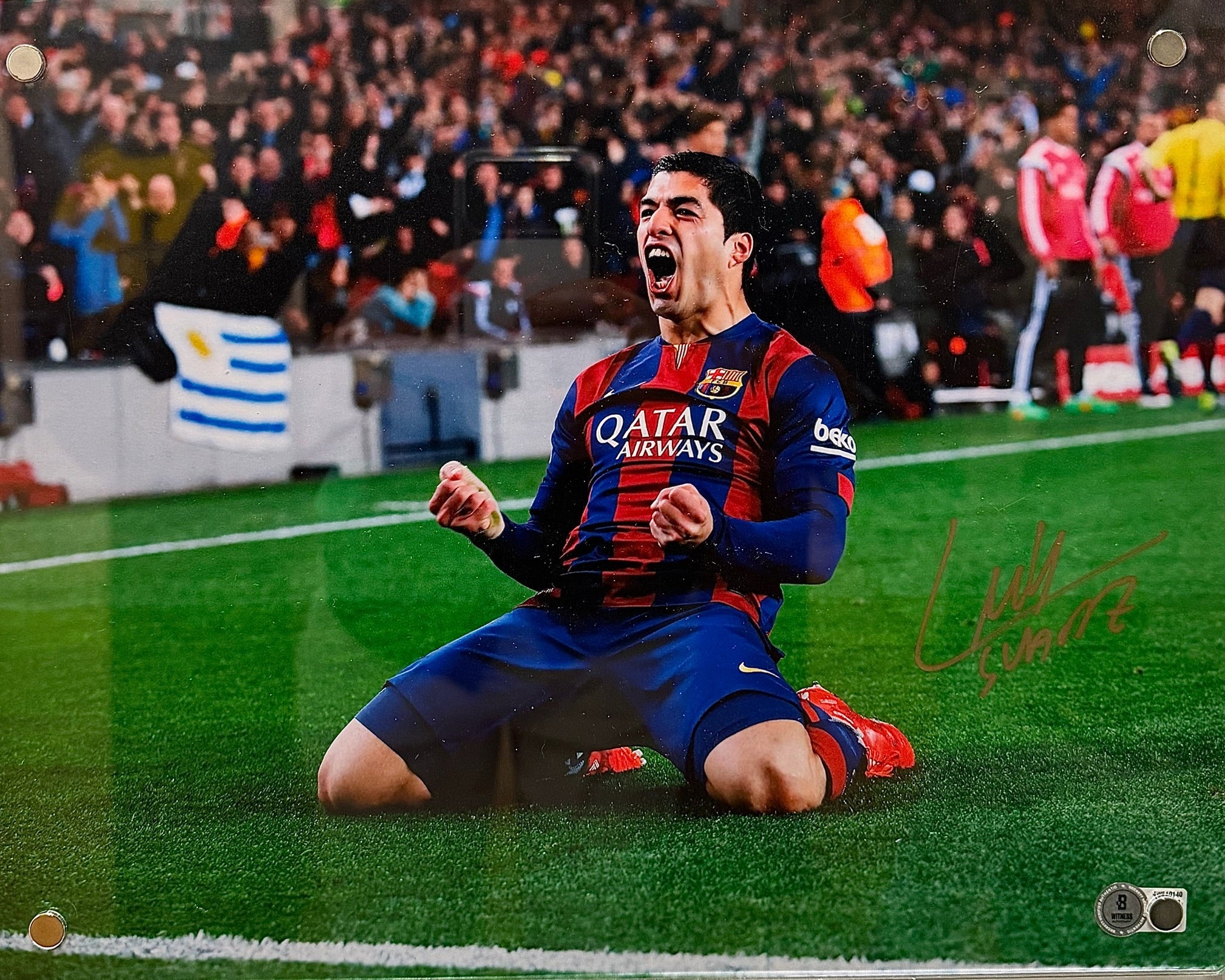 Luis Suárez - Fotografía Firmada 01
