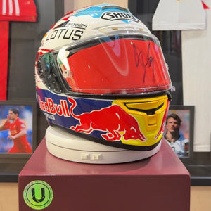 Marc Márquez - Casco Tamaño Real Autografiado Ducati