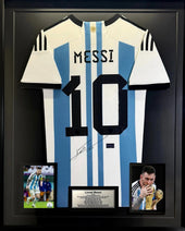 Lionel Messi - Jersey Autografiada Argentina 2022