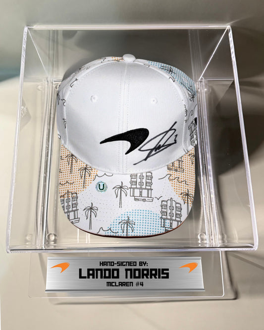 Gorra autografiada por Lando Norris