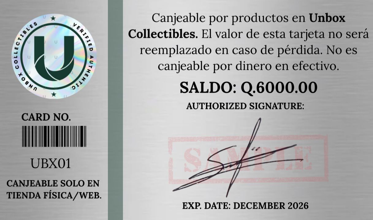 Gift Card - Q.6,000.00