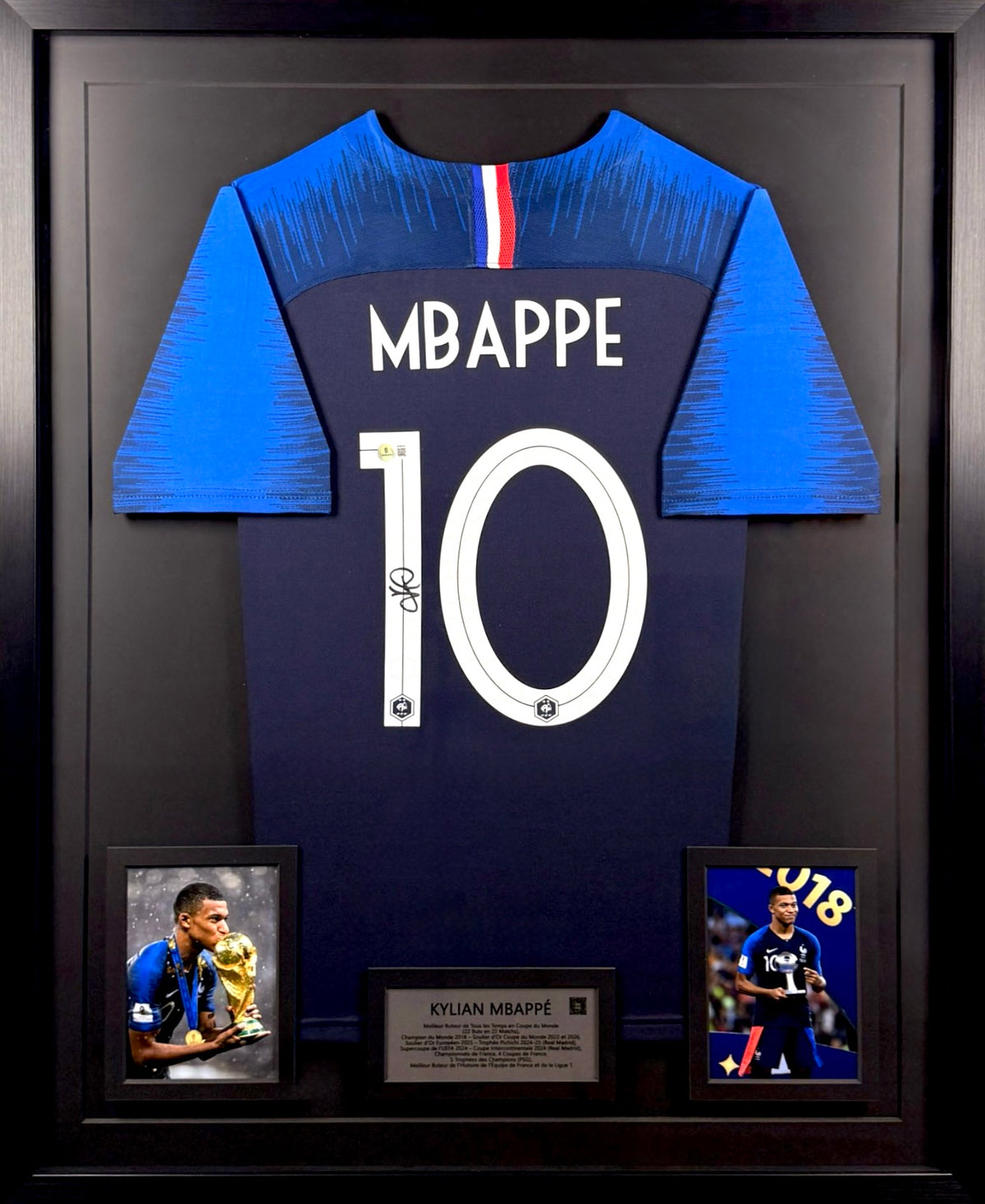 Kylian Mbappé - Jersey Autografiada Francia 2018