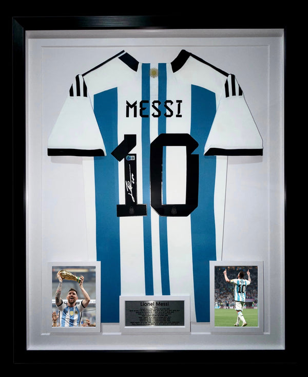 Lionel Messi - Jersey Autografiada Argentina 2022