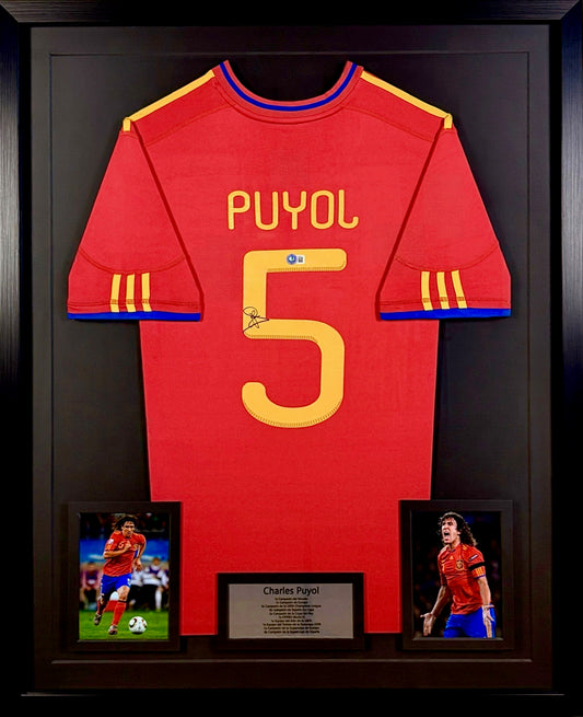 Carles Puyol - Jersey Autografiada España
