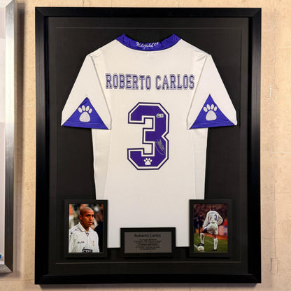 Roberto Carlos - Jersey Autografiado Real Madrid