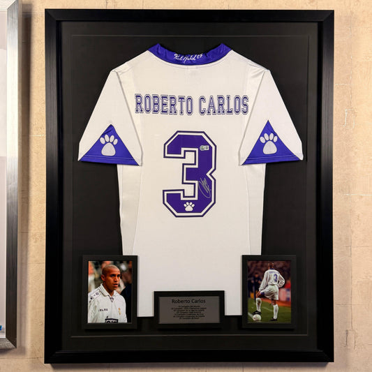 Roberto Carlos - Jersey Autografiado Real Madrid