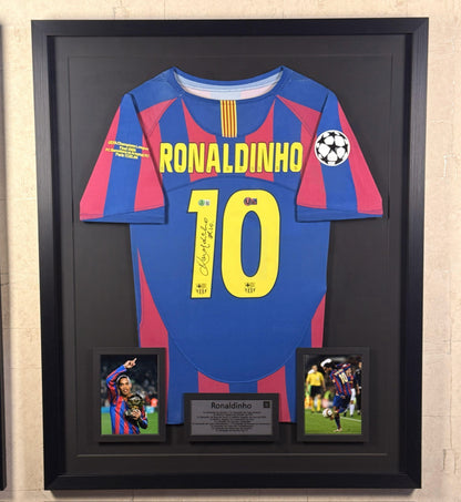 Ronaldinho - Jersey Autografiada FC Barcelona