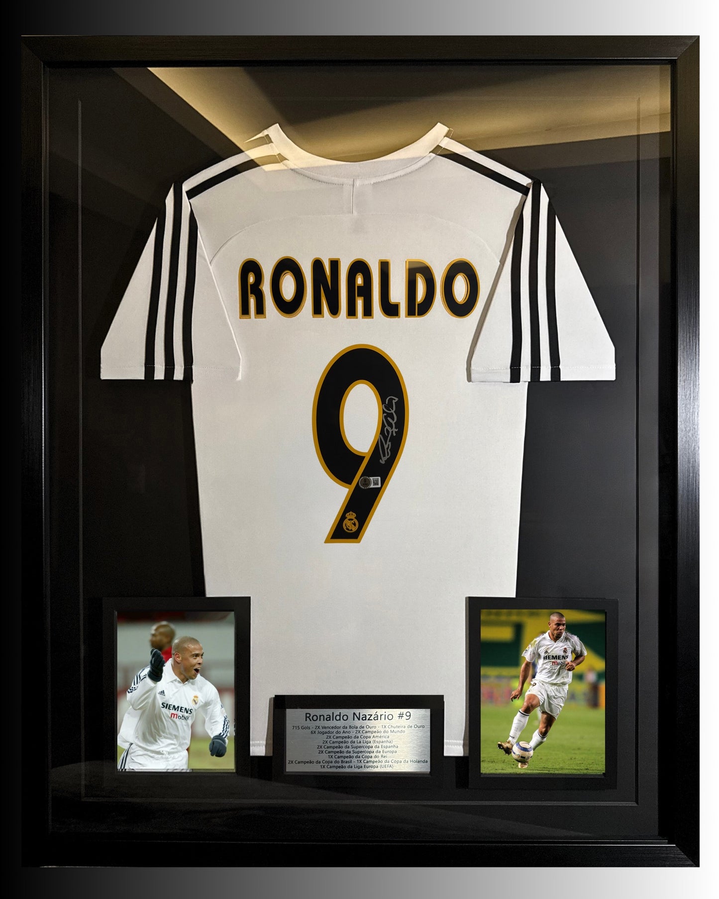 Ronaldo Nazário - Jersey Autografiada Real Madrid