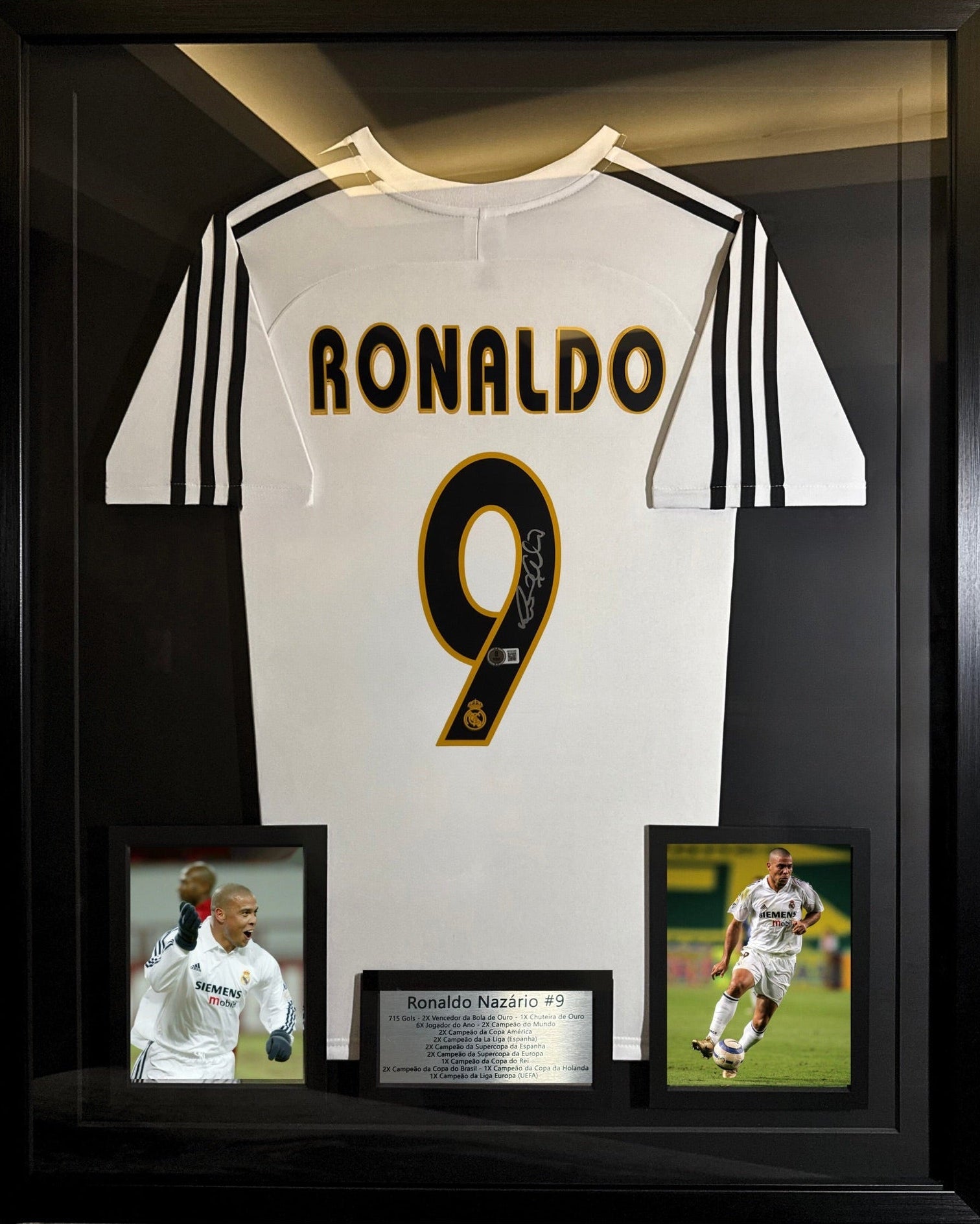 Ronaldo Nazário - Jersey Autografiada Real Madrid