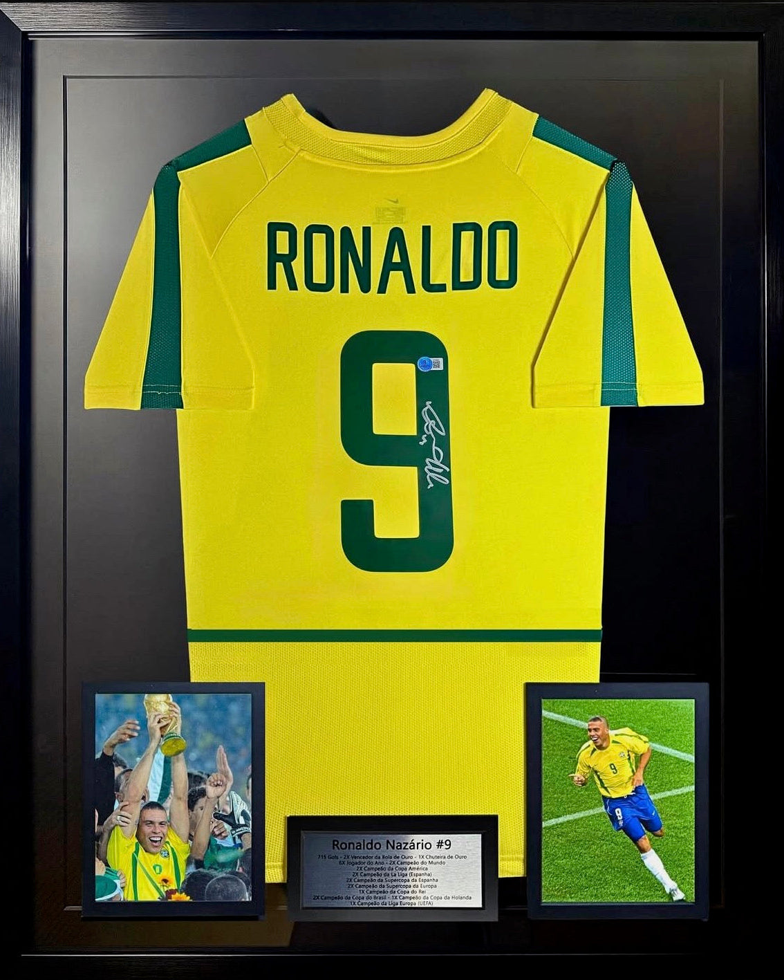 Ronaldo Nazário - Jersey Autografiada Brasil