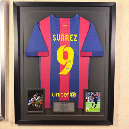 Luis Suárez - Jersey Autografiada FC Barcelona 2015