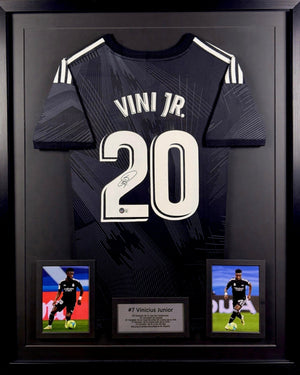 Vinicius Jr. - Jersey Autografiada Real Madid Negra