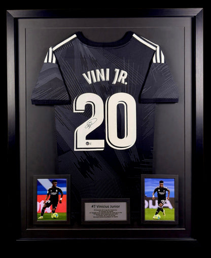 Vinicius Jr. - Jersey Autografiada Real Madid Negra