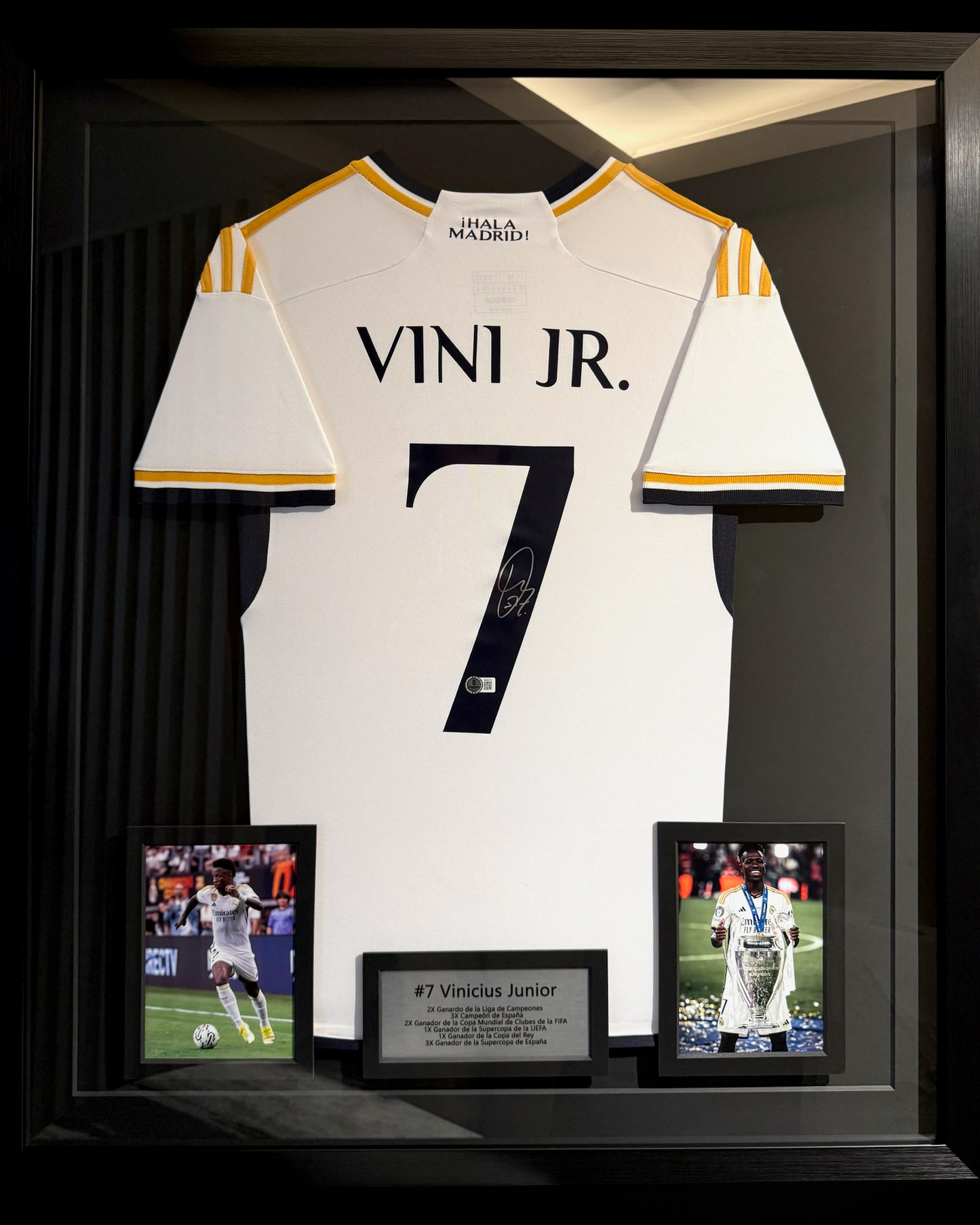 Vinicius Jr. - Jersey Autografiada Real Madid 2021-2022 Edición Especial