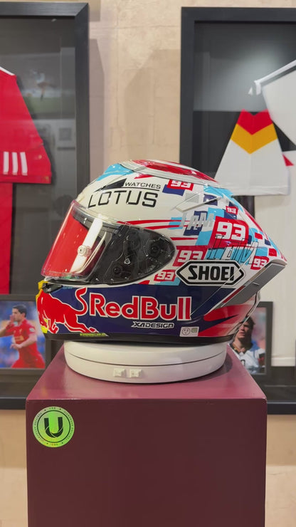 Marc Márquez - Casco Tamaño Real Autografiado Ducati